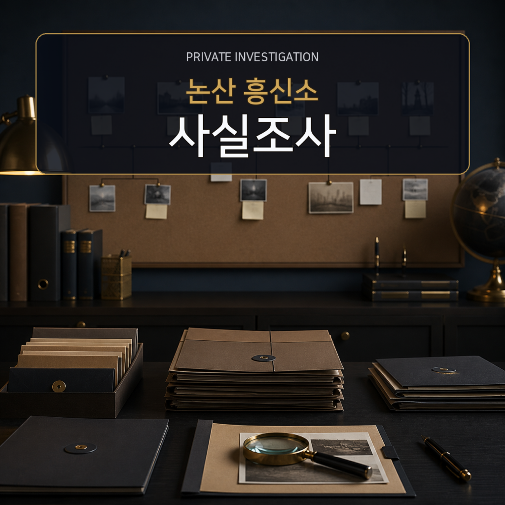 논산 사실관계 조사 전문 흥신소