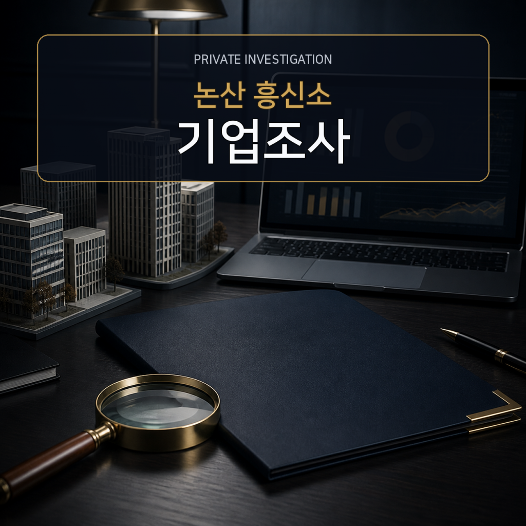 논산 기업·거래처 조사 전문 흥신소
